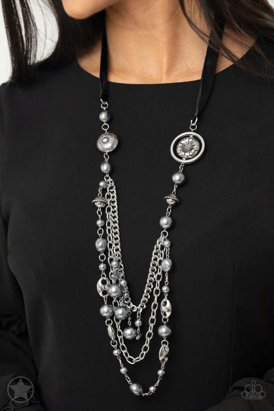 All The Trimmings - Black Paparazzi Accessories Necklace $5 Jewelry with Janet Morgan Necklaces