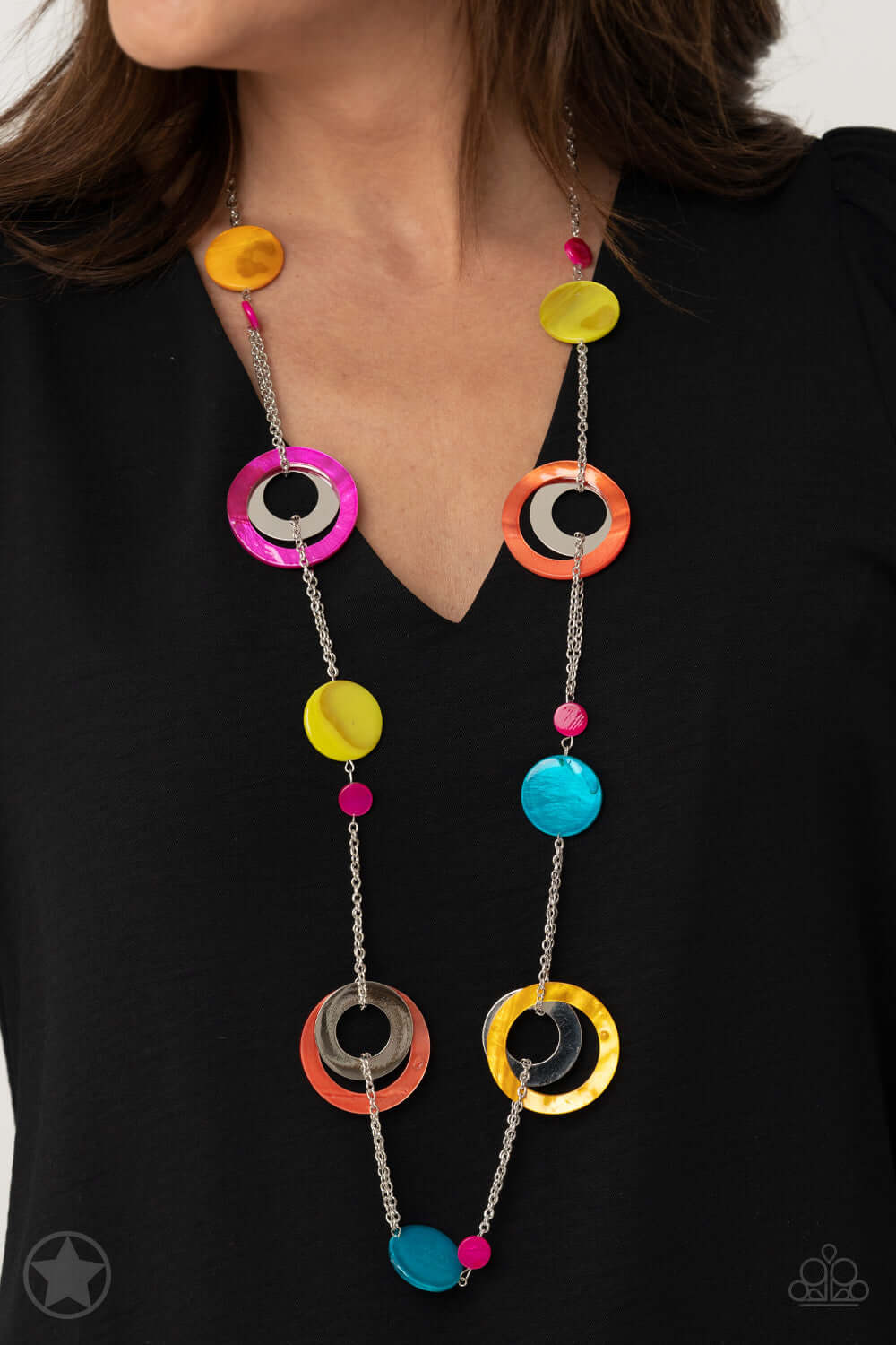 Kaleidoscopically Captivating Paparazzi Accessories Necklace $5 Jewelry with Janet Morgan Necklaces