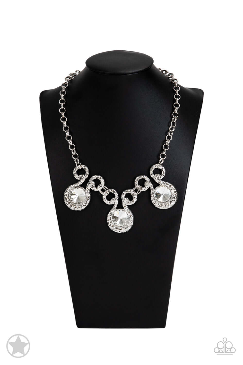 Hypnotized - Silver Paparazzi Accessories Necklace $5 Jewelry with Janet Morgan Necklaces