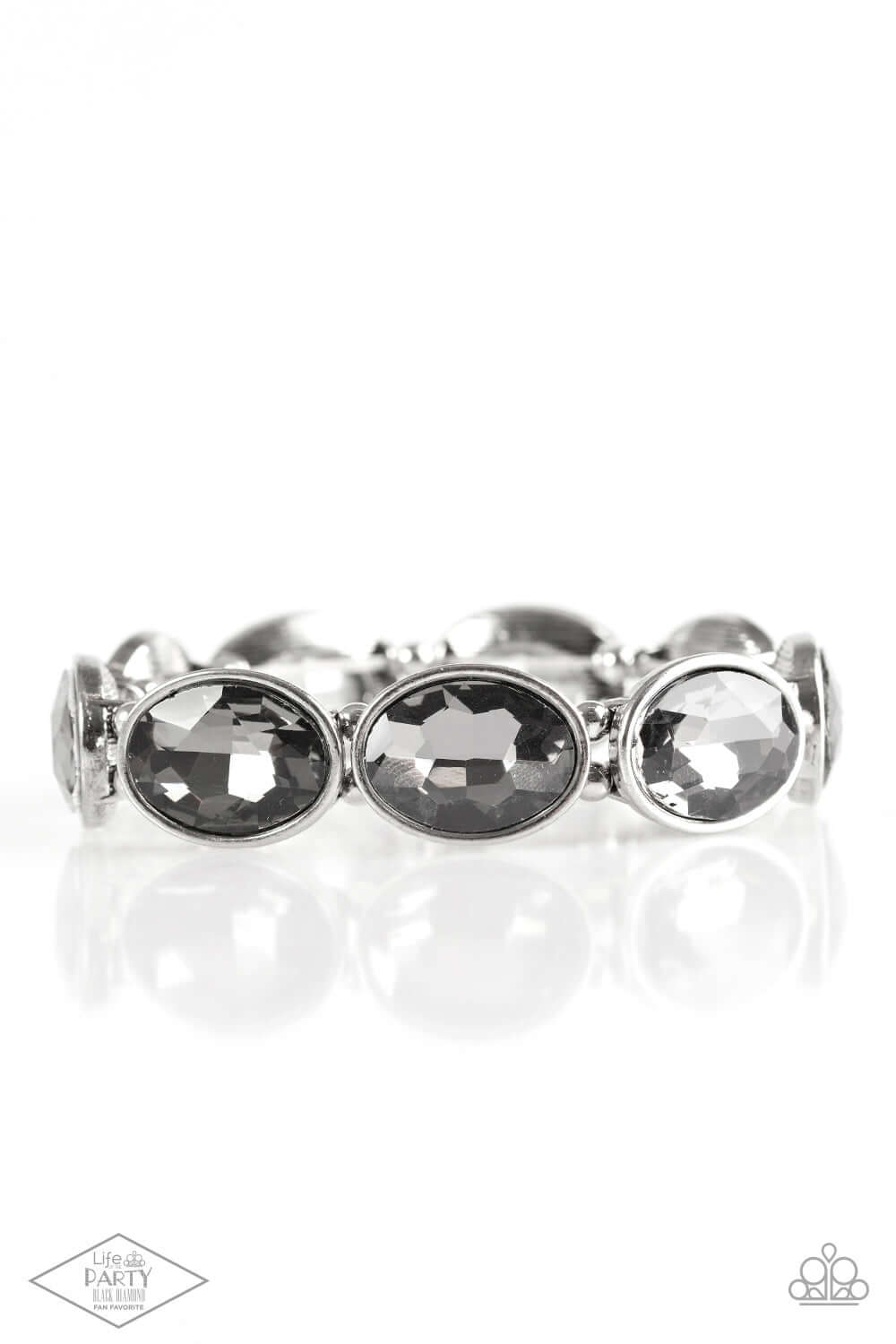 DIVA In Disguise - Silver Paparazzi Bracelet $5 Jewelry with Janet Morgan Jewelry