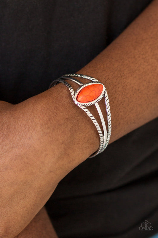 Western Wanderer - Orange Paparazzi Accessories Bracelet $5 Jewelry with Janet Morgan Bracelets