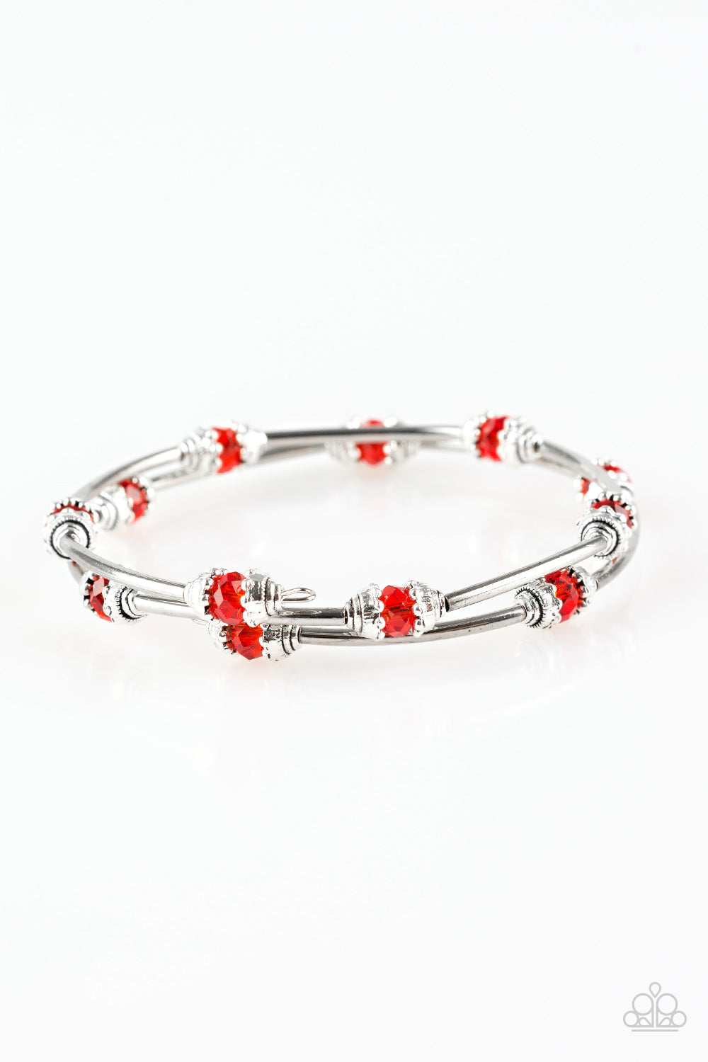 Into Infinity - Paparazzi Accessories Red Bracelet $5 Jewelry with Janet Morgan Bracelets