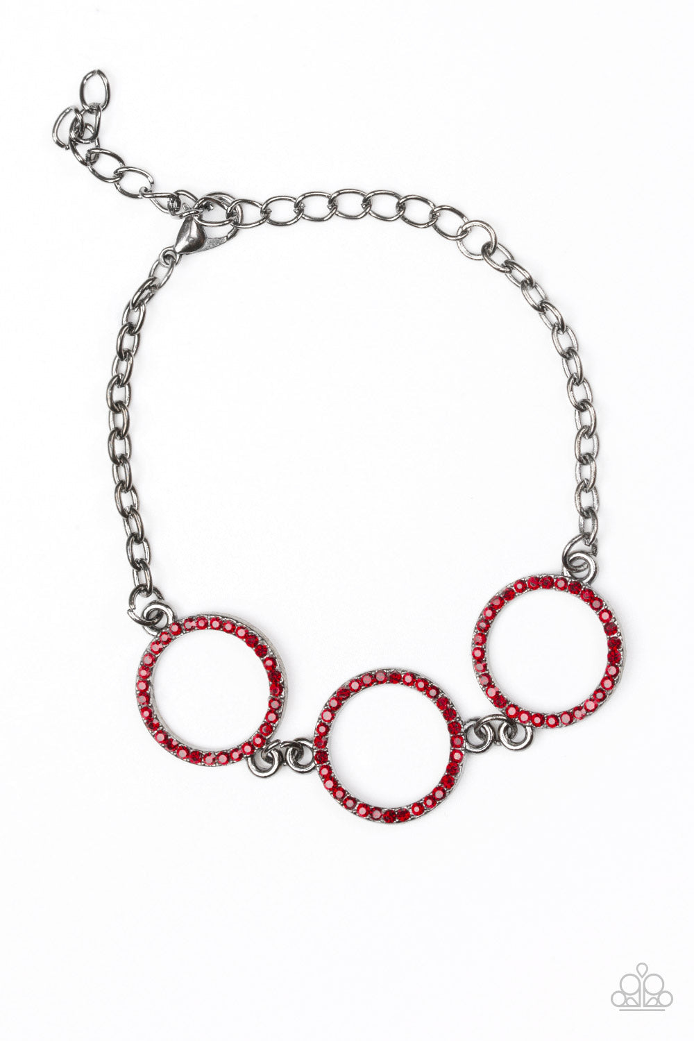 Dress The Part - Red - Paparazzi Accessories Bracelet $5 Jewelry with Janet Morgan Bracelets