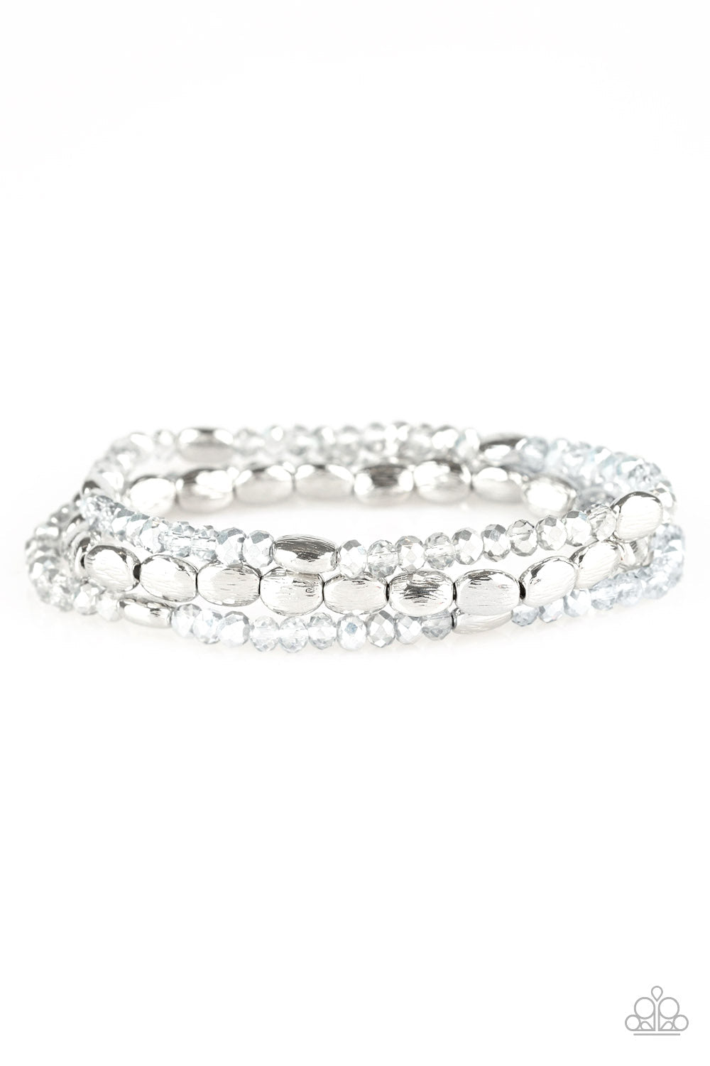 Hello Beautiful - Silver Paparazzi Bracelet $5 Jewelry with Janet Morgan Bracelets