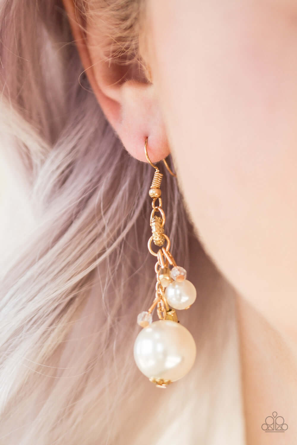 Timelessly Traditional - Gold Paparazzi Accessories Earrings $5 Jewelry with Janet Morgan Earrings