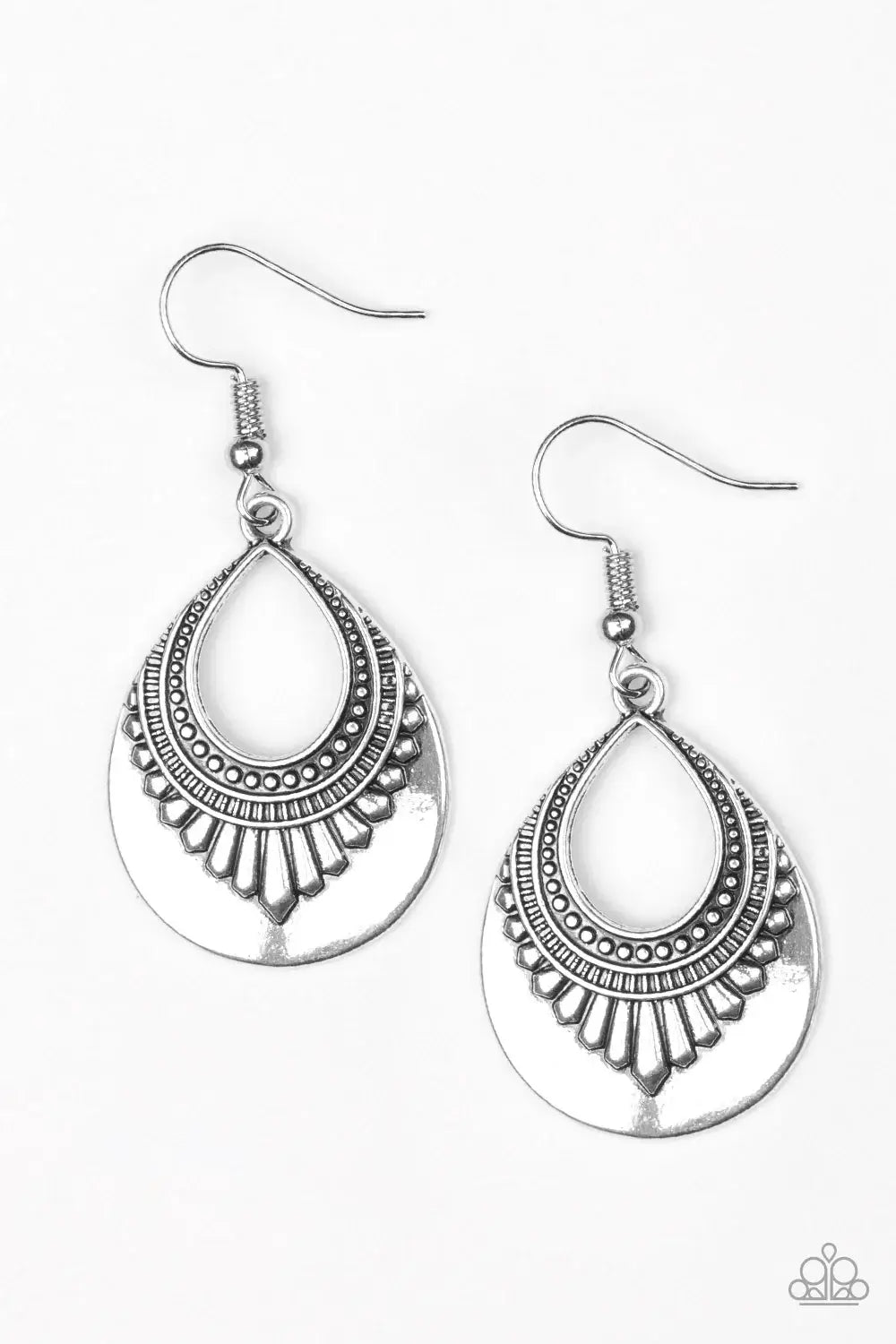 "Totally Terrestrial" Silver Dangle Earrings $5 Jewelry with Janet Morgan Earrings