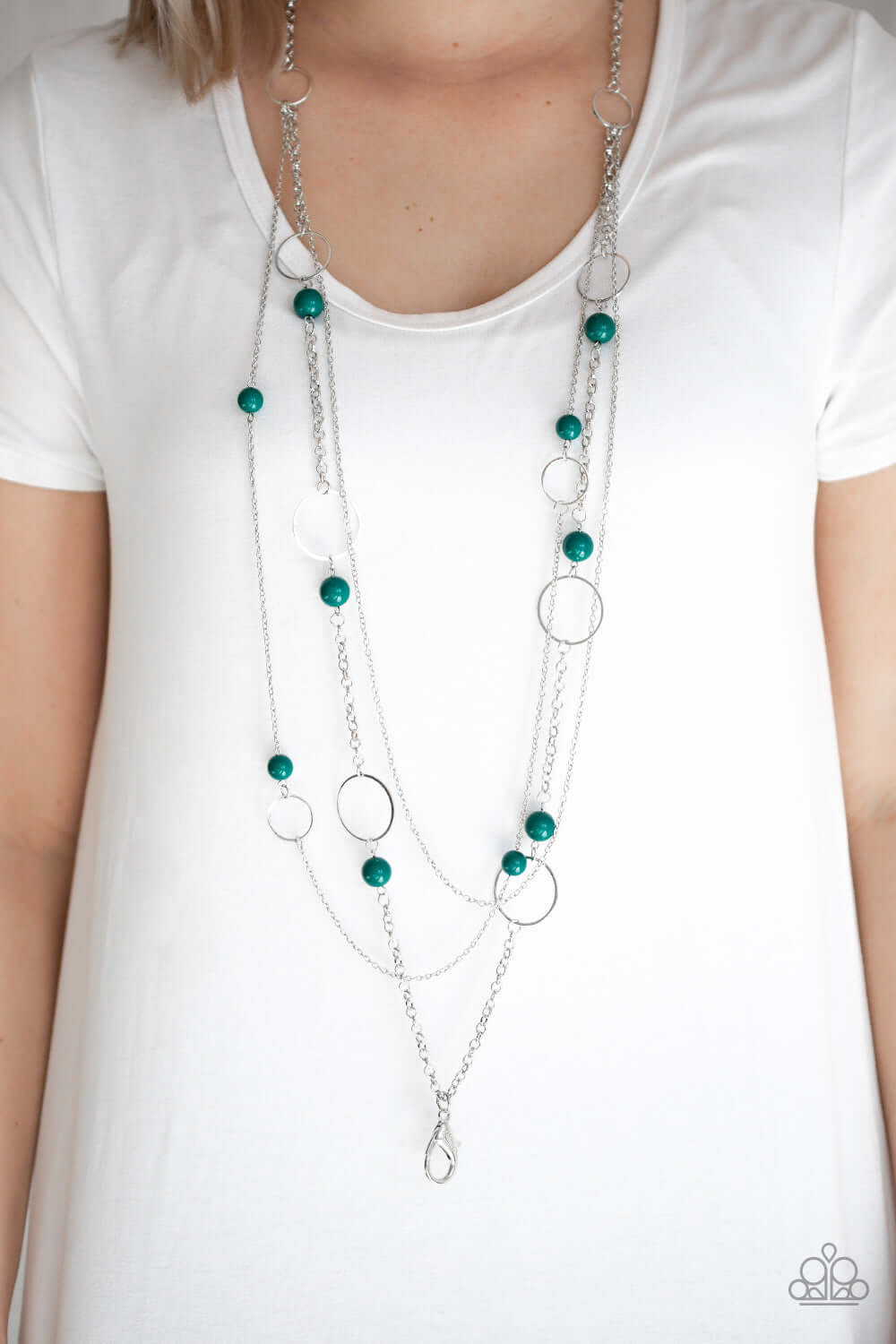 Beachside Babe - Green Paparazzi Accessories Necklace $5 Jewelry with Janet Morgan Necklaces