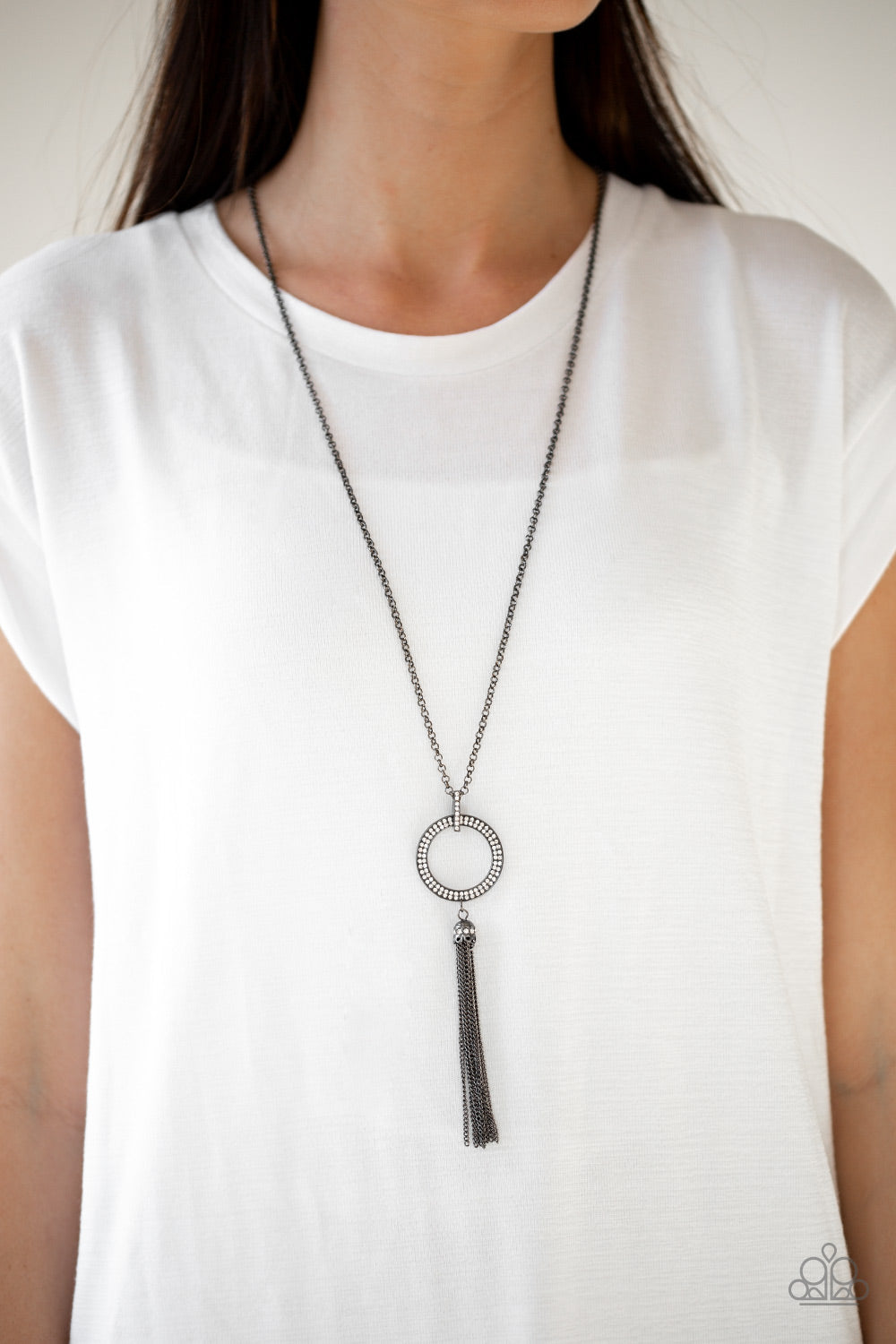 TMST Bling Straight To The Top - Black Paparazzi Accessories Necklace