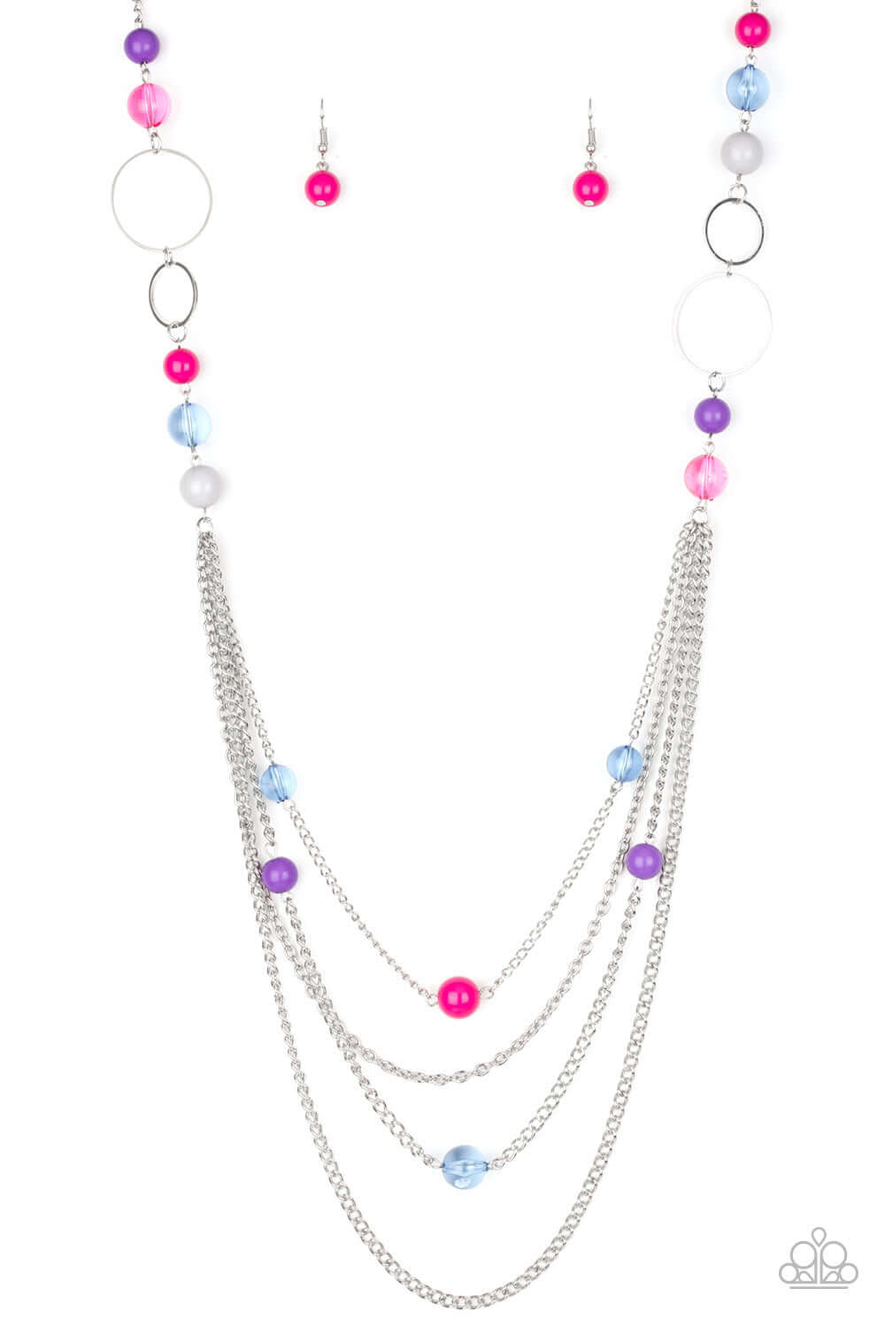 Bubbly Bright - Multi - Paparazzi Accessories Necklace $5 Jewelry with Janet Morgan Necklaces