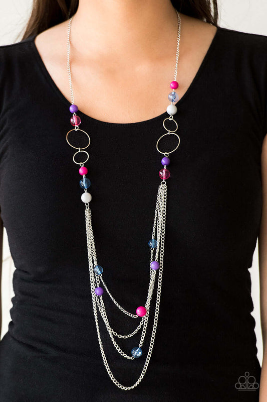 Bubbly Bright - Multi - Paparazzi Accessories Necklace $5 Jewelry with Janet Morgan Necklaces