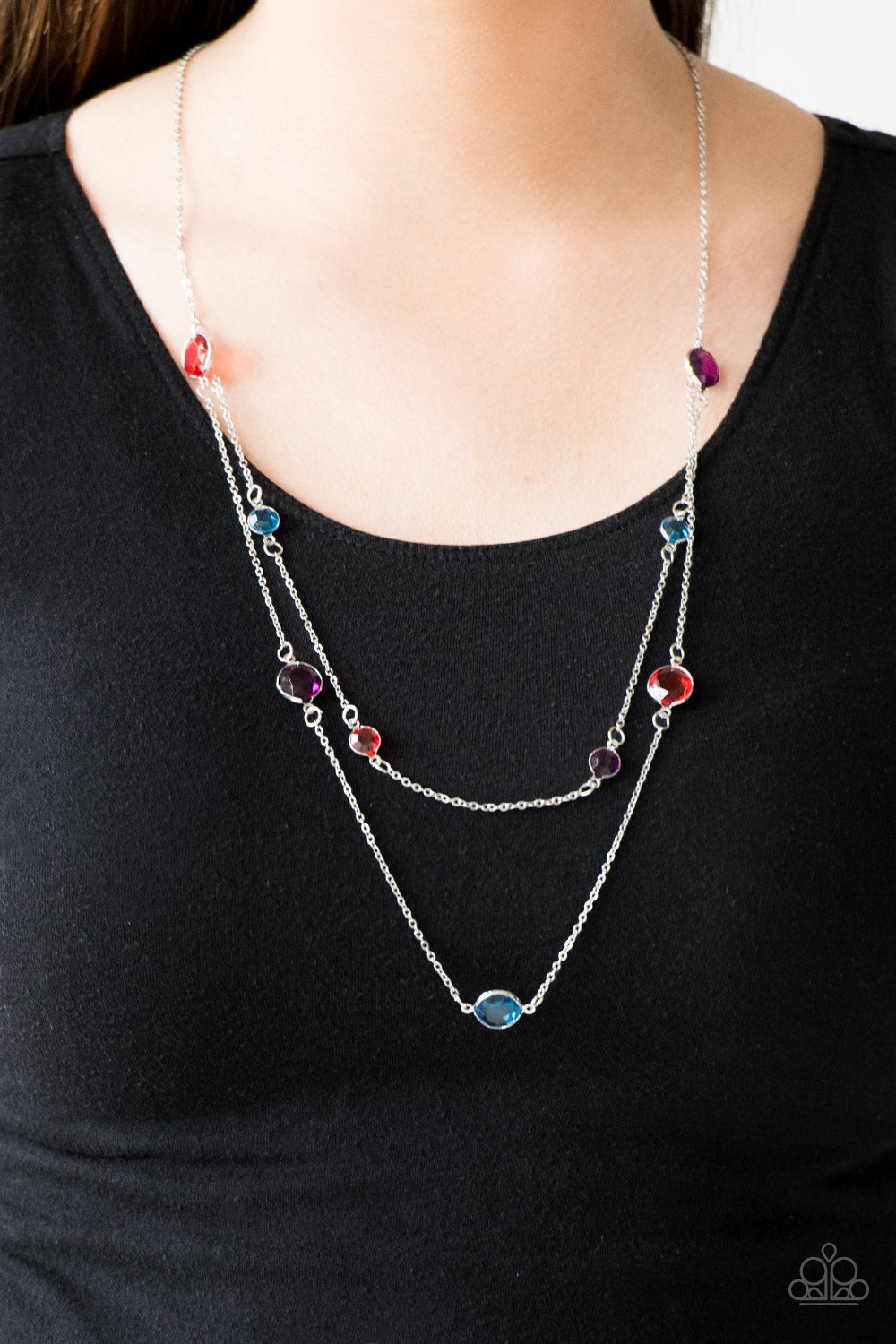 Raise Your Glass - Multi Paparazzi Accessories Necklace $5 Jewelry with Janet Morgan Necklaces