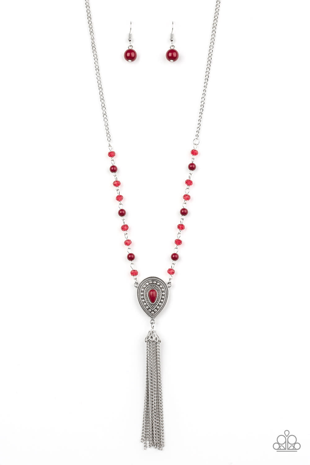 TMST Bling Soul Quest - Red Paparazzi Accessories Necklace