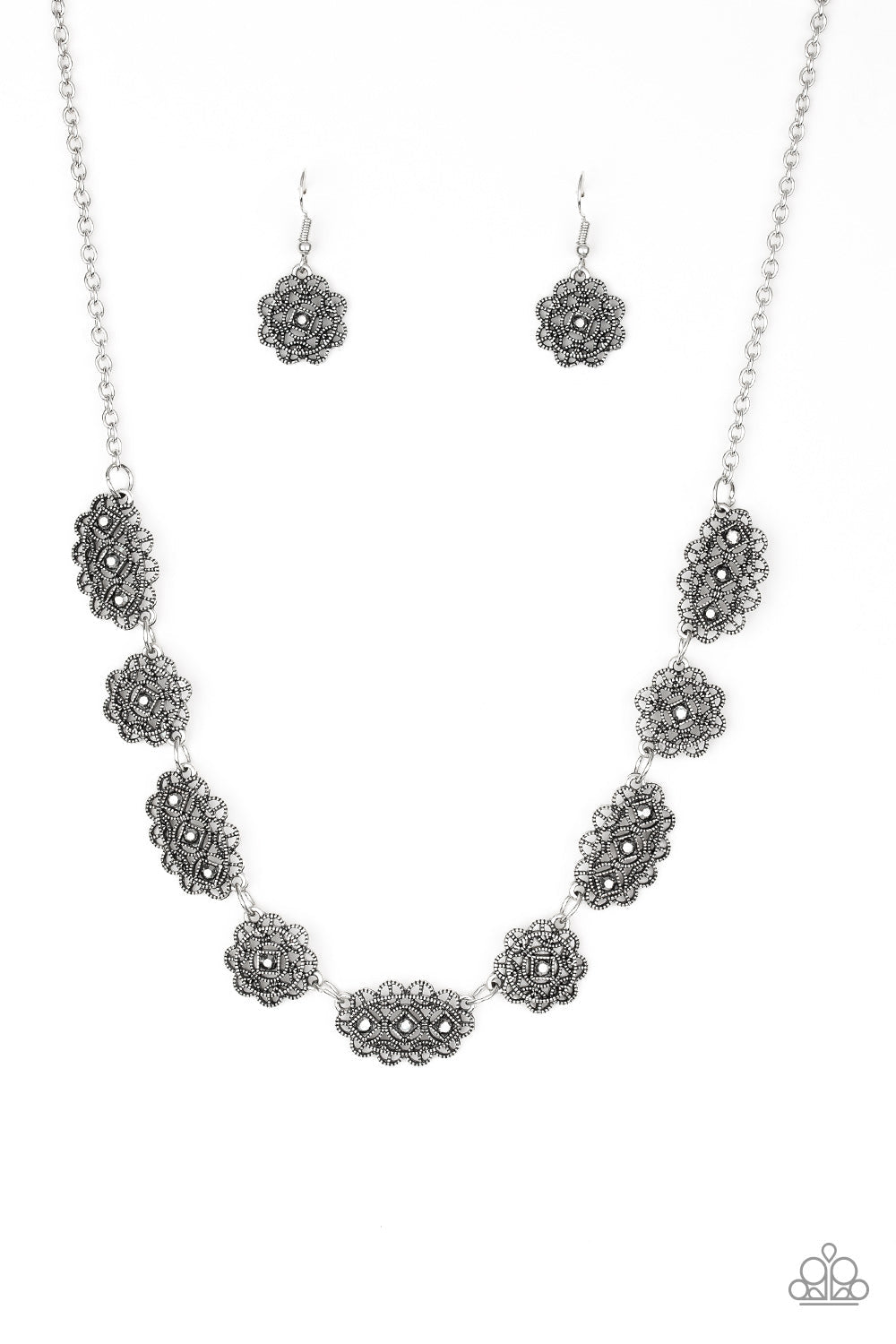 TMST Bling Vintage Vogue - Silver Paparazzi Accessories Necklace