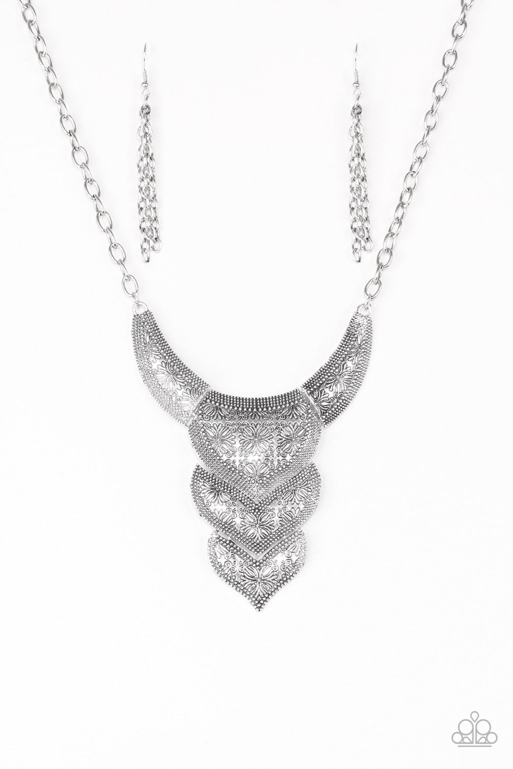 TMST Bling Texas Temptress - Silver Paparazzi Accessories Necklace