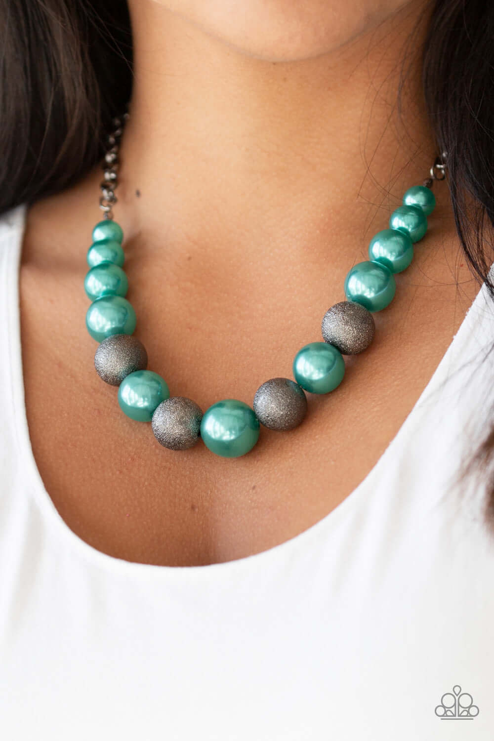 Color Me CEO - Green Paparazzi Accessories Necklace $5 Jewelry with Janet Morgan Necklaces