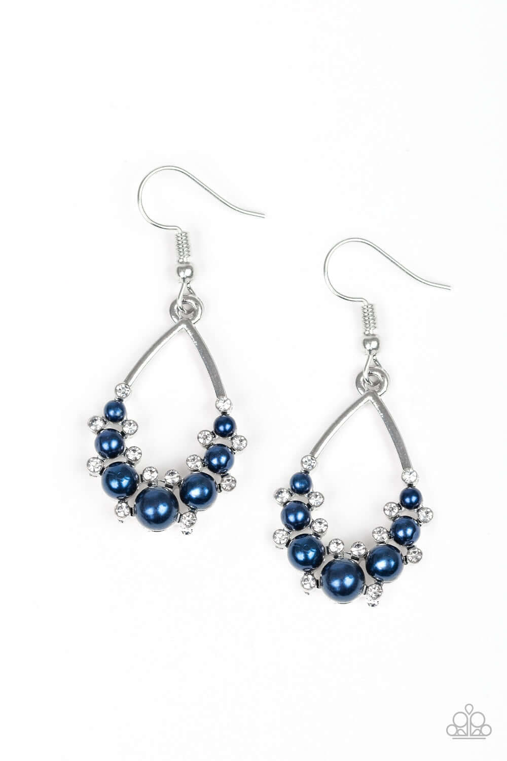 Fancy First - Paparazzi Accessories Blue Earrings $5 Jewelry with Janet Morgan EARRINGS