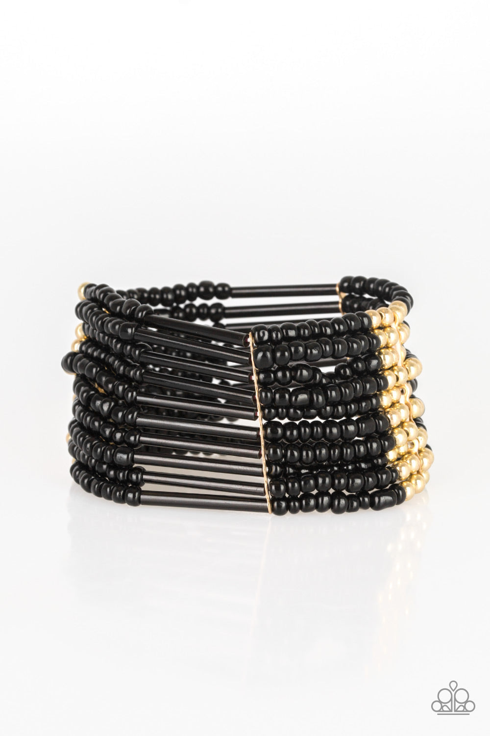 Rural Retreat - Gold Paparazzi Accessories Bracelet $5 Jewelry with Janet Morgan Bracelets