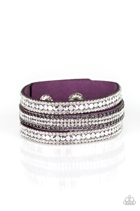 Paparazzi Fashion Fanatic - Purple Bracelet $5 Jewelry with Janet Morgan Bracelets