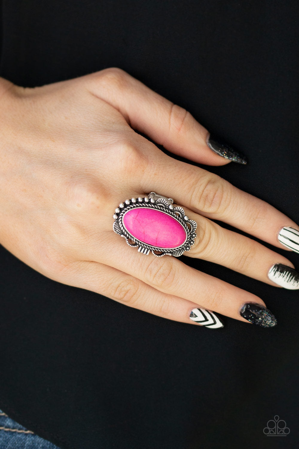 Open Range - Paparazzi Accessories Pink Ring $5 Jewelry with Janet Morgan rings