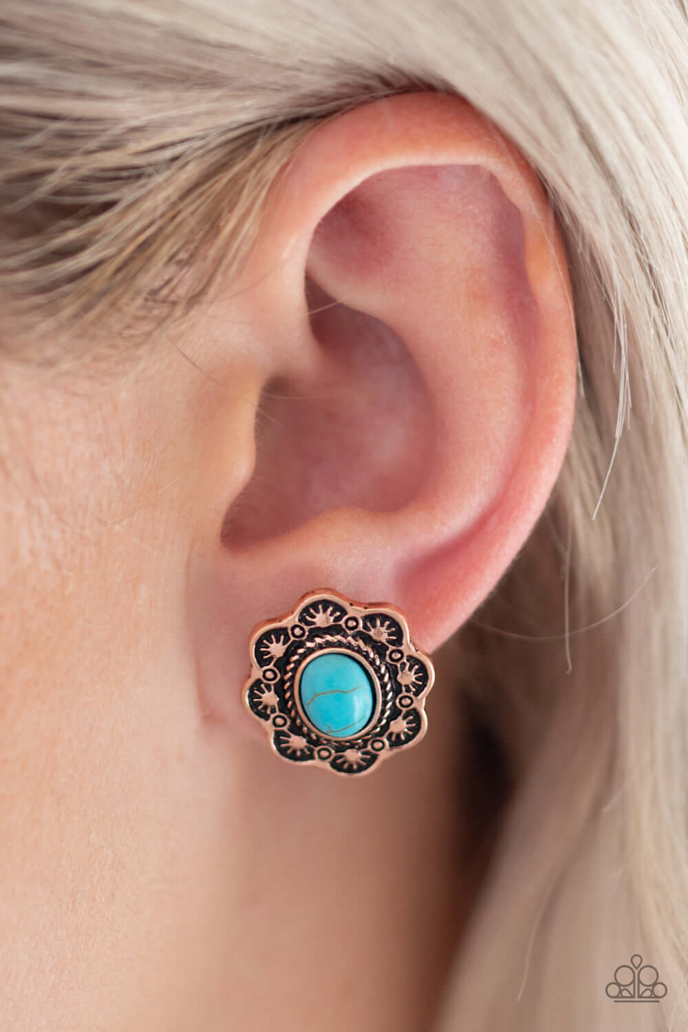 TMST Bling Springtime Deserts - Copper Paparazzi Accessories Earrings