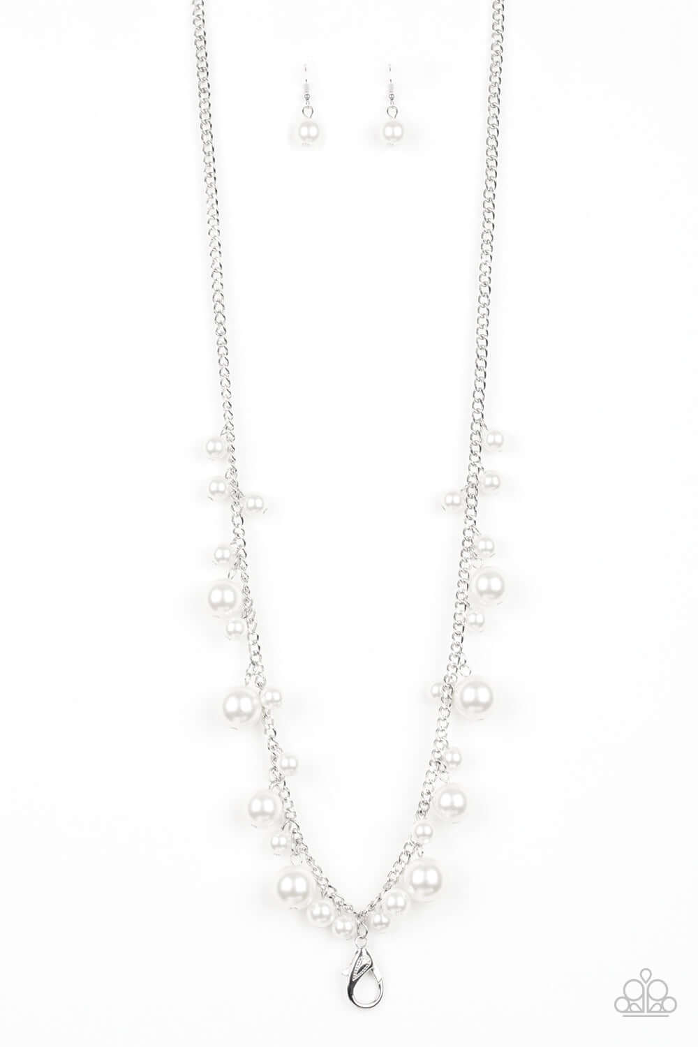 TMST Bling Theres Always Room At The Top - White Paparazzi Accessories Necklace