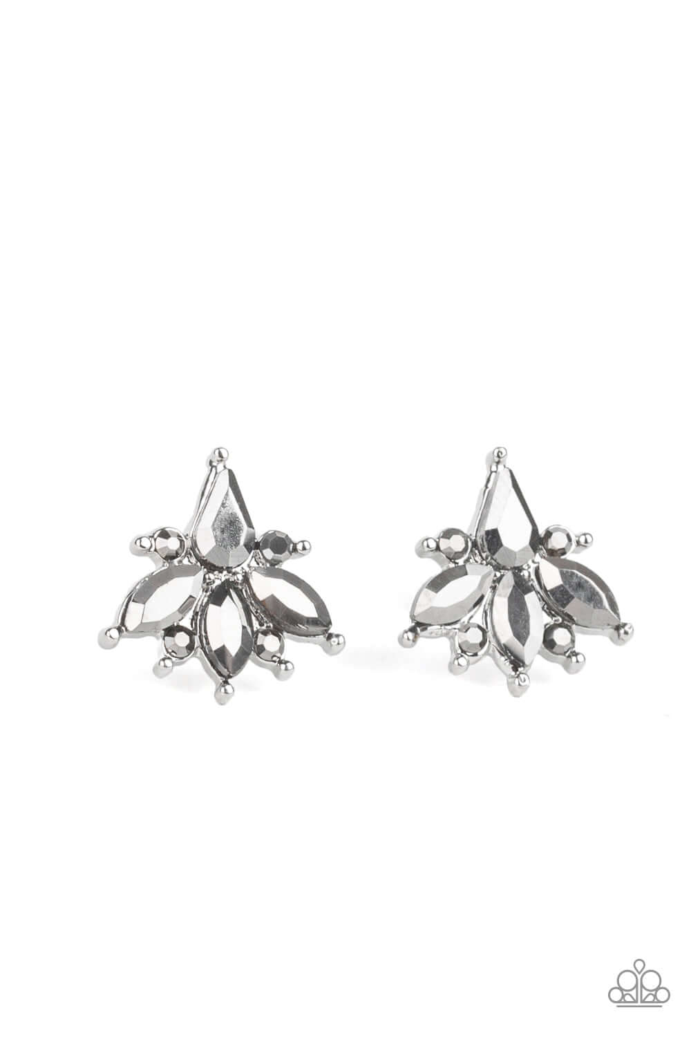 TMST Bling Stellar Sheen - Silver Paparazzi Accessories Earrings