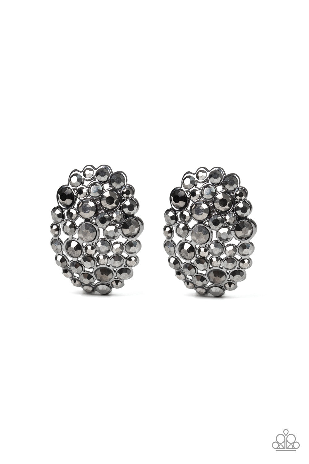 Daring Dazzle - Black Paparazzi Accessories Earrings $5 Jewelry with Janet Morgan Earrings