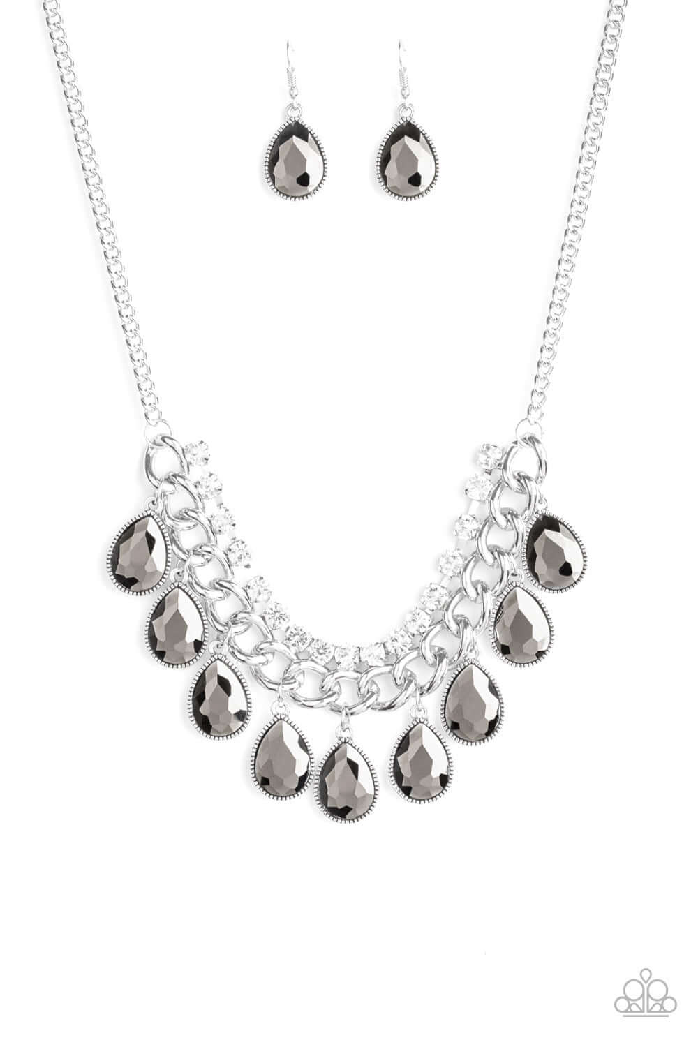 All Toget-HEIR Now - Silver- Paparazzi Accessories Necklace $5 Jewelry with Janet Morgan Necklaces