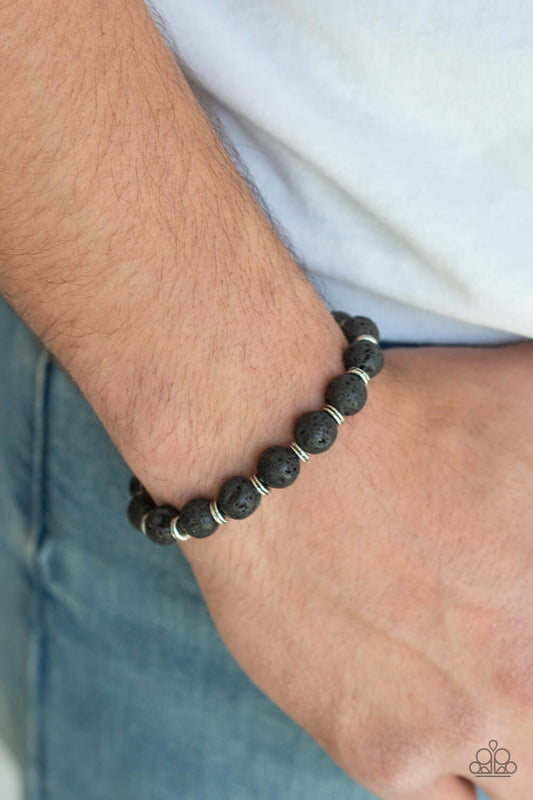 Luck - Black - Paparazzi Accessories Bracelet $5 Jewelry with Janet Morgan Bracelets