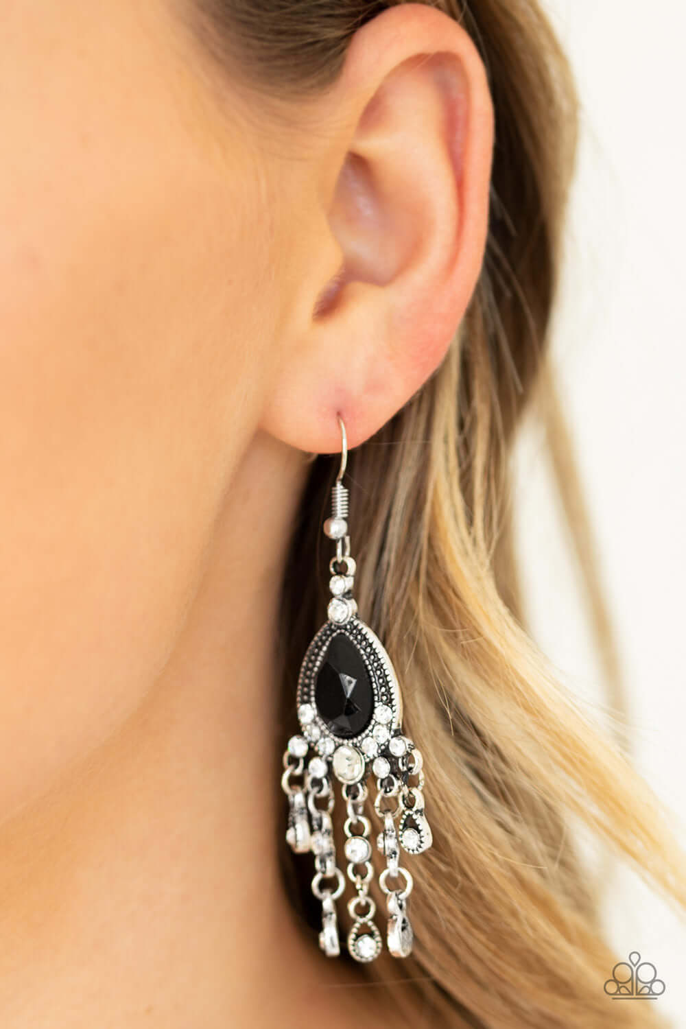 Bling Bliss - Black Paparazzi Earrings $5 Jewelry with Janet Morgan Earrings