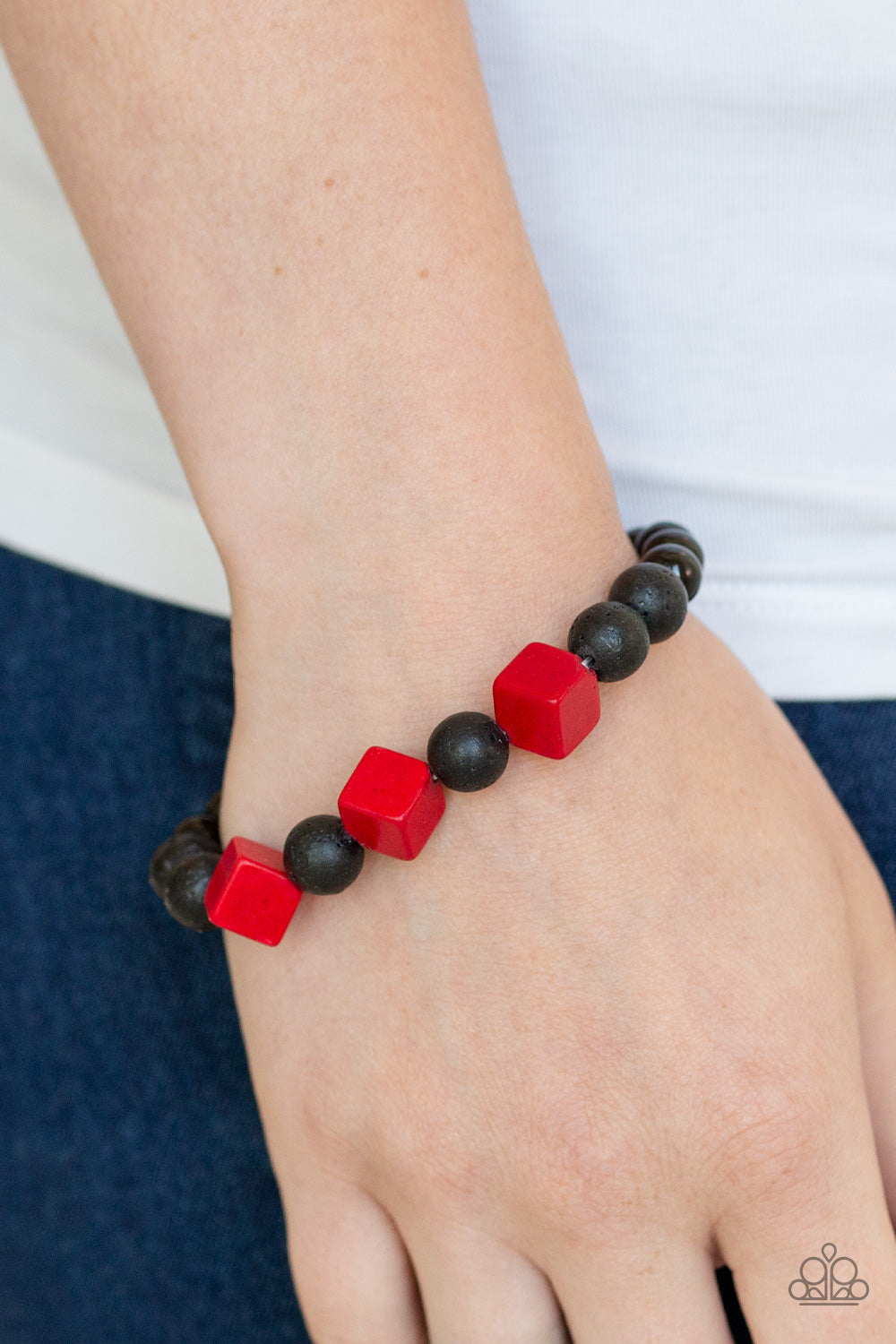 Purpose - Red Paparazzi Accessories Bracelet $5 Jewelry with Janet Morgan Bracelets