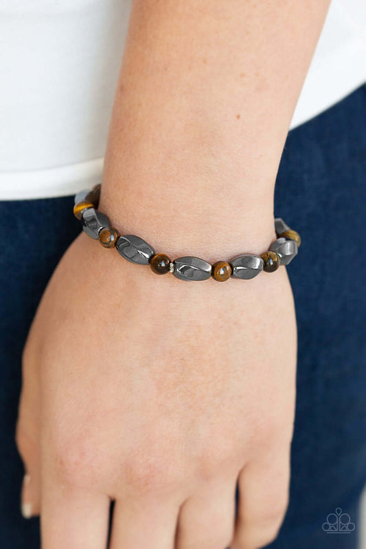 To Each Their Own - Paparazzi Accessories Brown Bracelet $5 Jewelry with Janet Morgan Jewelry