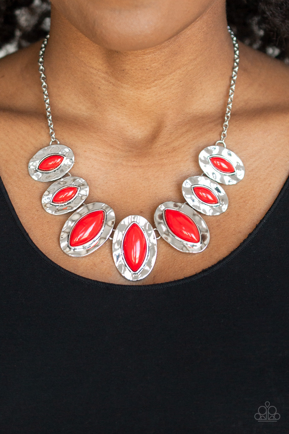 Terra Color - Red Paparazzi Accessories Necklace $5 Jewelry with Janet Morgan Necklace