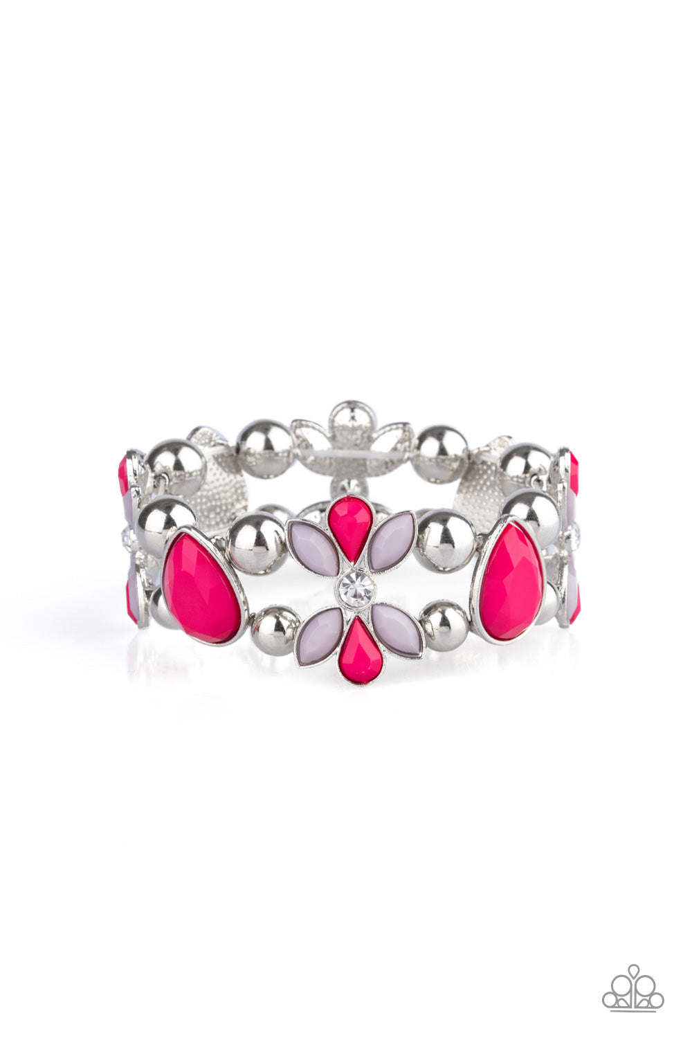 Fabulously Flourishing - Paparazzi Accessories Pink Bracelet $5 Jewelry with Janet Morgan Bracelets