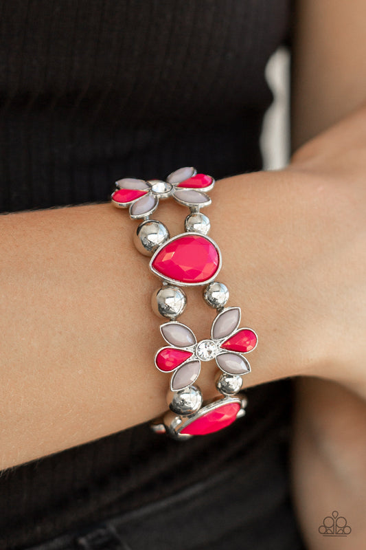 Fabulously Flourishing - Paparazzi Accessories Pink Bracelet $5 Jewelry with Janet Morgan Bracelets