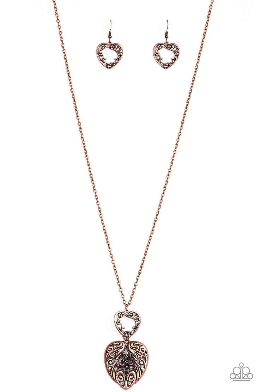 Garden Lovers - Copper Paparazzi Accessories Necklace $5 Jewelry with Janet Morgan Necklaces