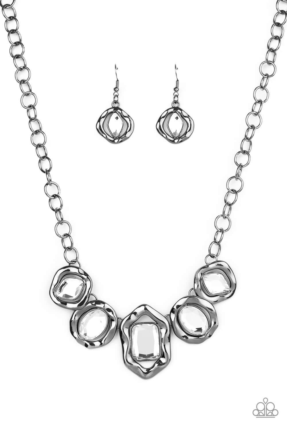 Celebrity Catwalk - Black - Paparazzi Accessories Necklace $5 Jewelry with Janet Morgan Necklaces