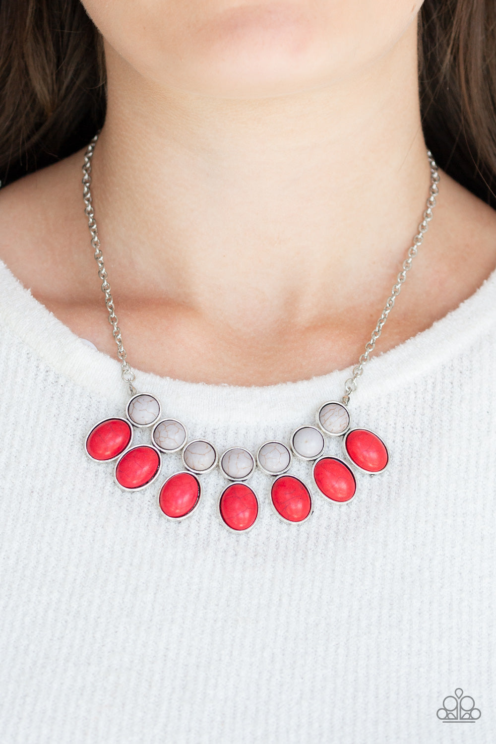 Environmental Impact - Red Paparazzi Accessories Necklace $5 Jewelry with Janet Morgan Necklaces