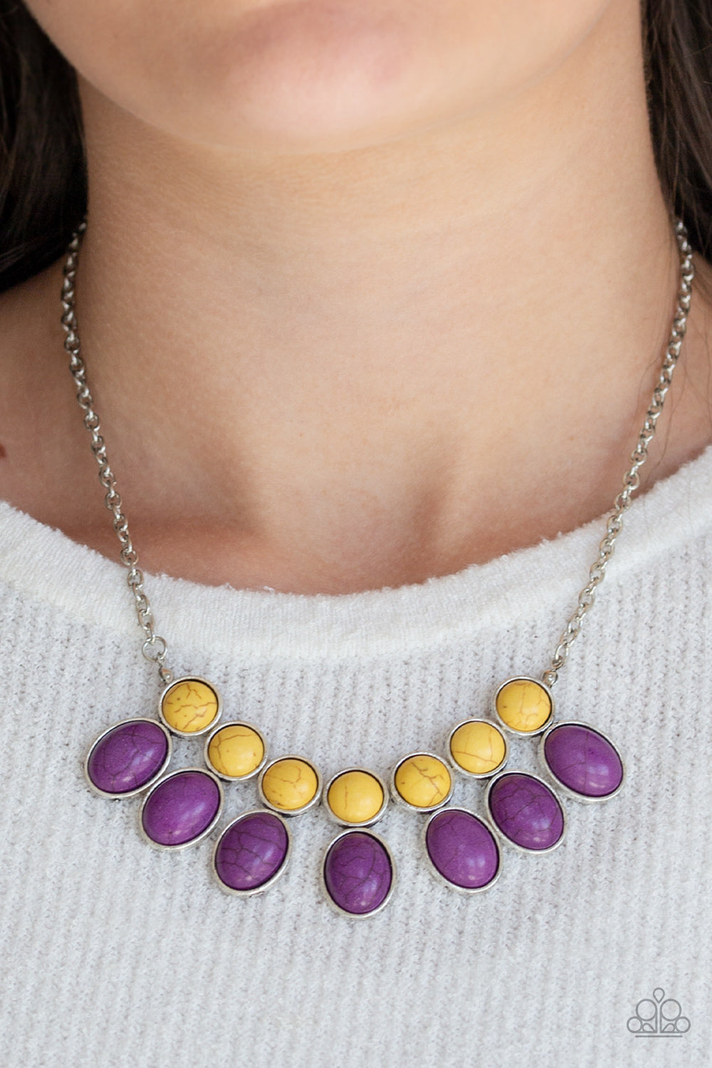 Environmental Impact - Purple Paparazzi Accessories Necklace $5 Jewelry with Janet Morgan Necklaces