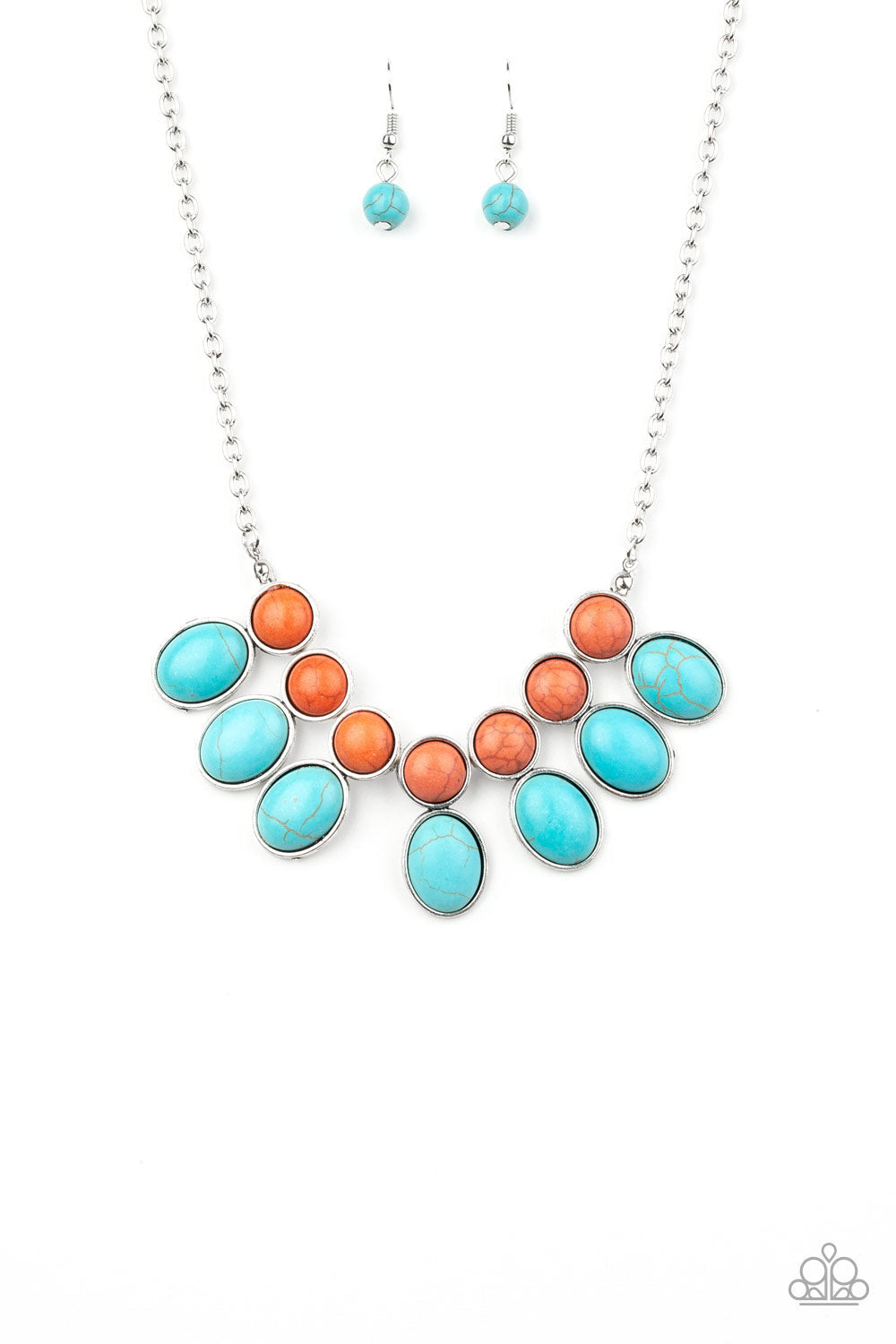 Environmental Impact - Blue Paparazzi Accessories Necklace $5 Jewelry with Janet Morgan Necklaces