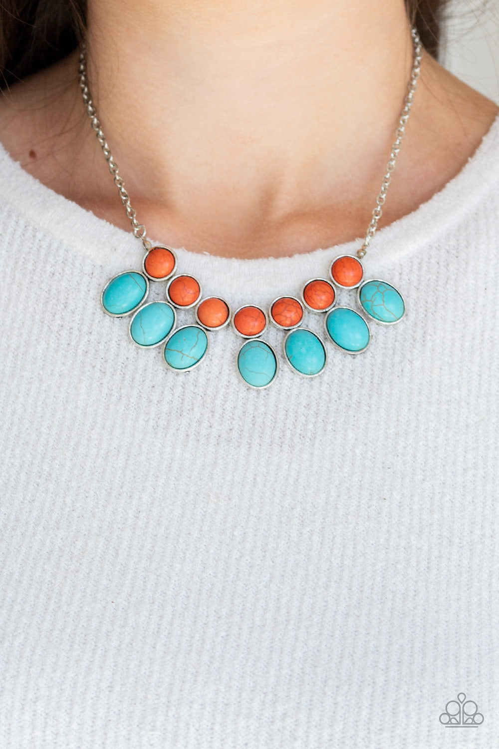 Environmental Impact - Blue Paparazzi Accessories Necklace $5 Jewelry with Janet Morgan Necklaces