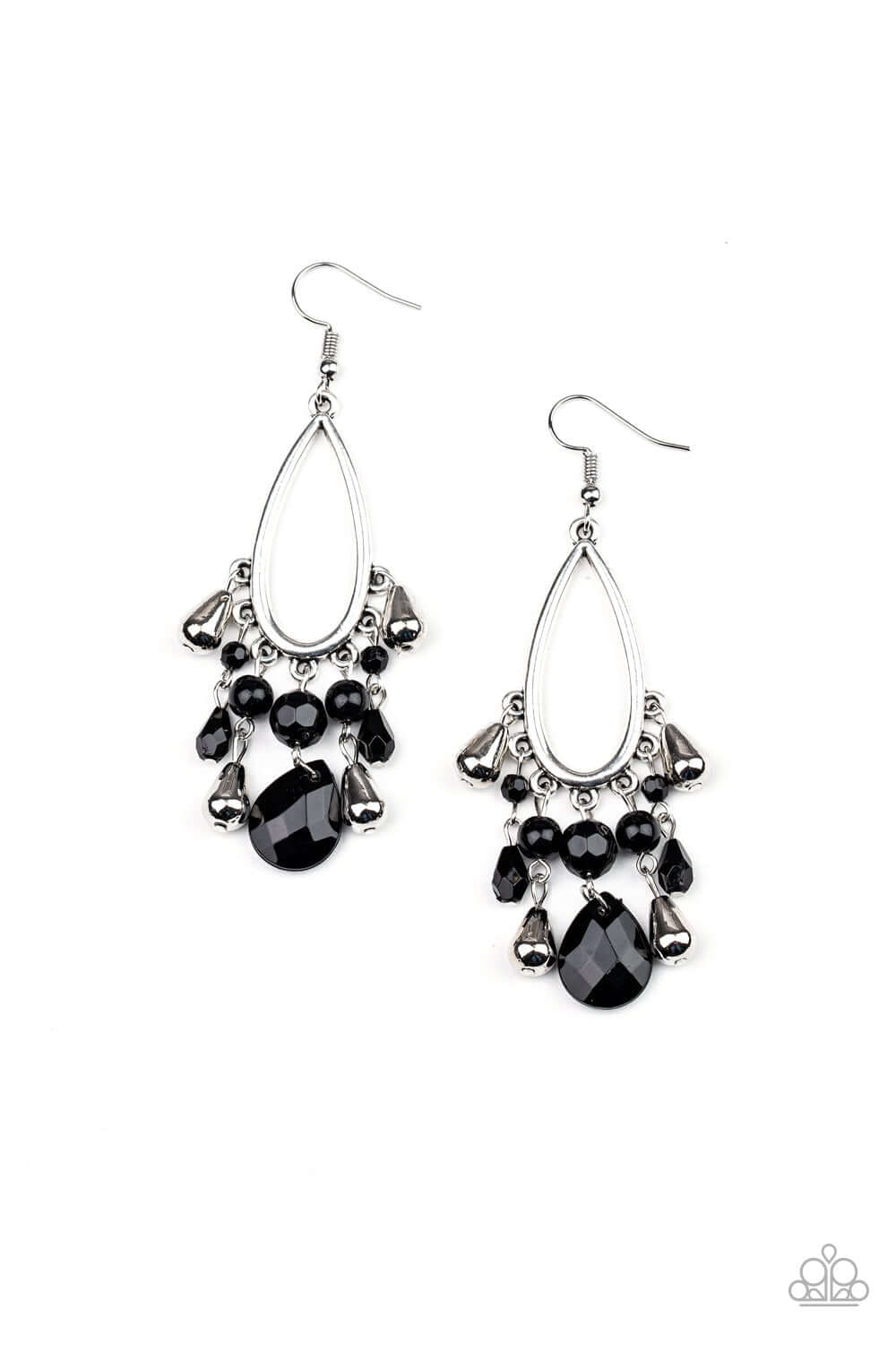 TMST Bling Summer Catch - Black Paparazzi Accessories Earrings