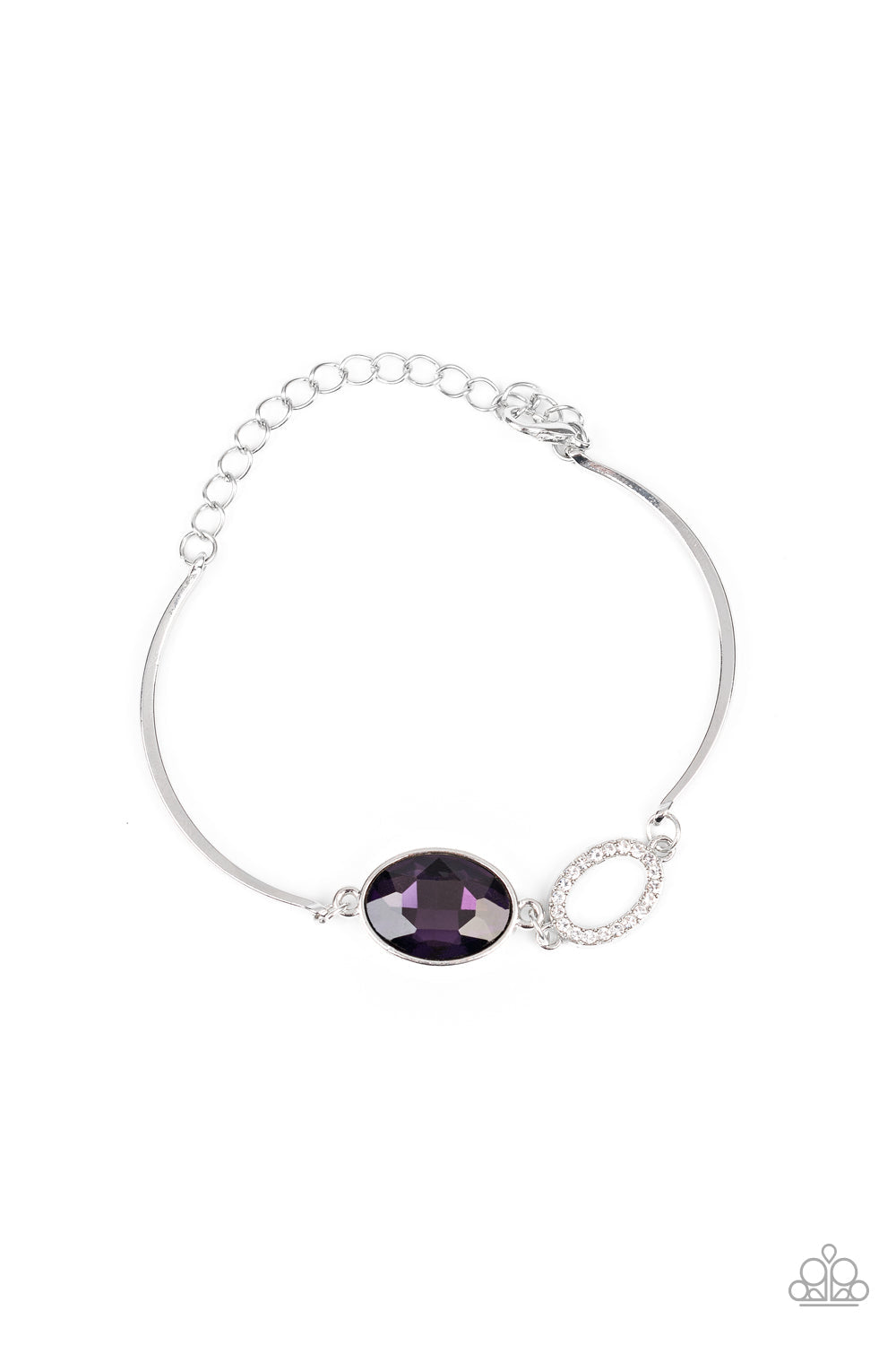 Glamorous Glow - Purple Paparazzi Accessories Bracelet $5 Jewelry with Janet Morgan Bracelets