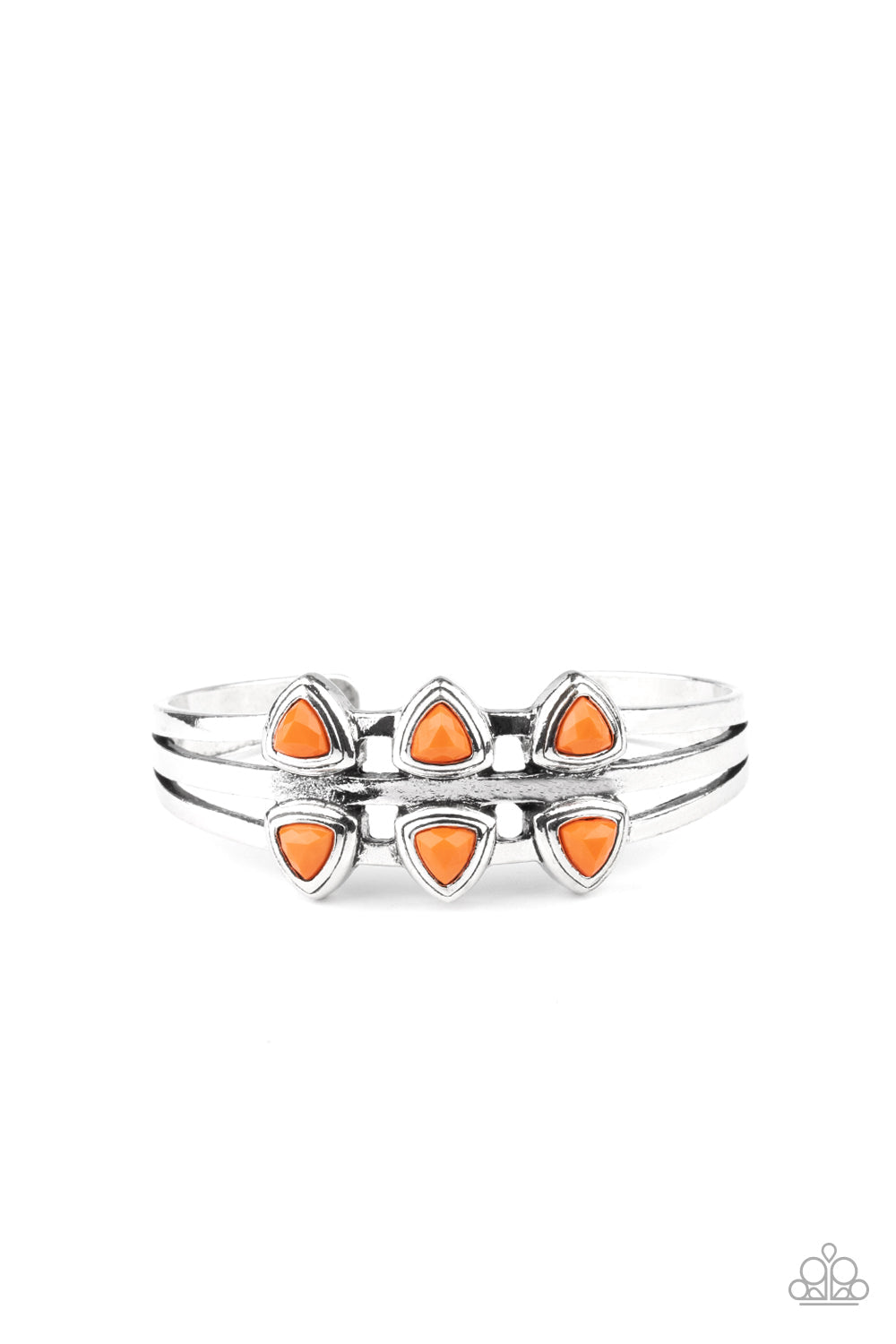 Tribal Triad - Orange Paparazzi Accessories Bracelet $5 Jewelry with Janet Morgan Bracelets