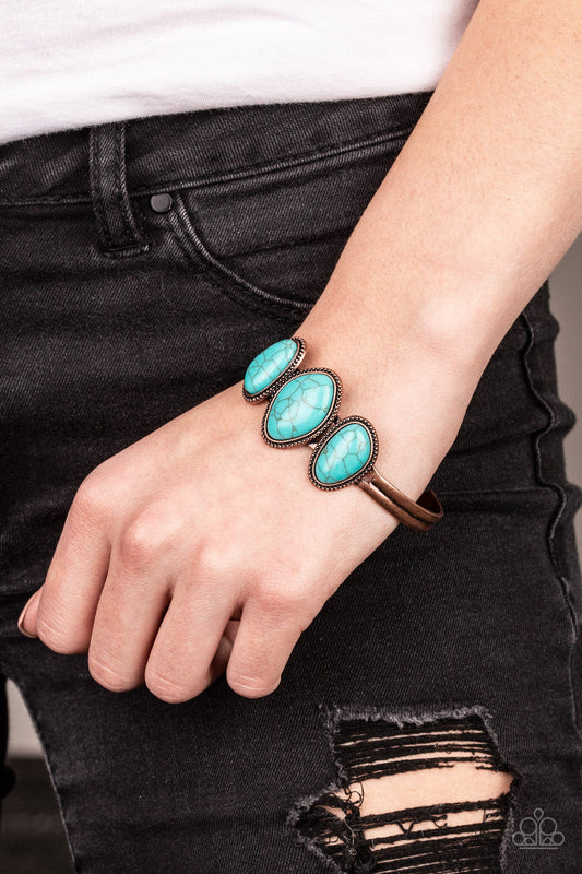 TMST Bling Stone Shrine - Copper Paparazzi Accessories Bracelet