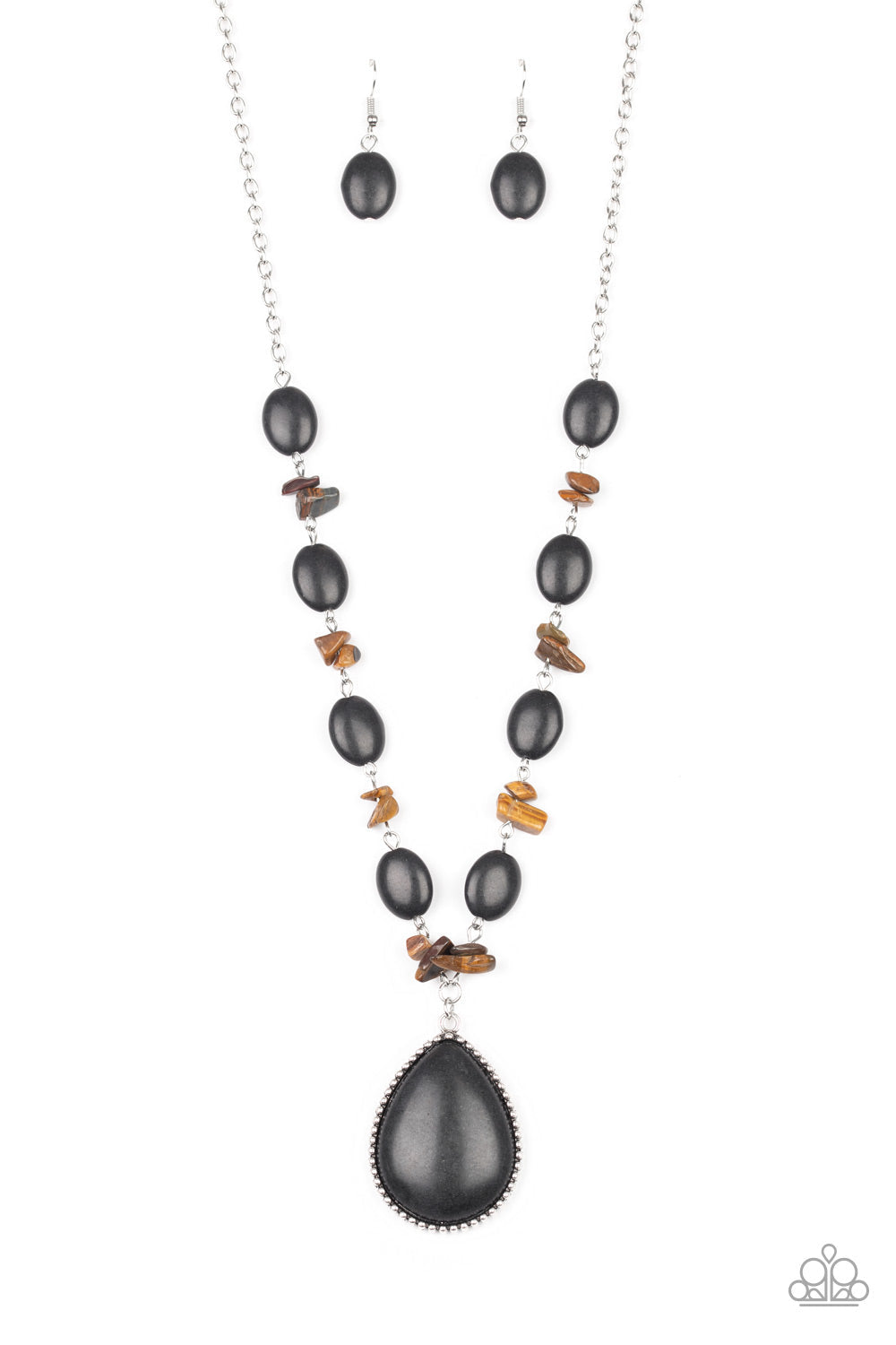 Desert Diva - Black Paparazzi Accessories Necklace $5 Jewelry with Janet Morgan Necklaces