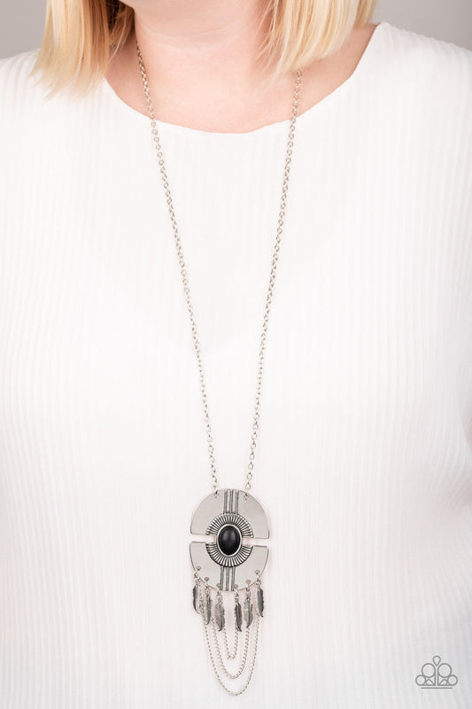 Desert Culture - Black Paparazzi Accessories Necklace $5 Jewelry with Janet Morgan Necklace