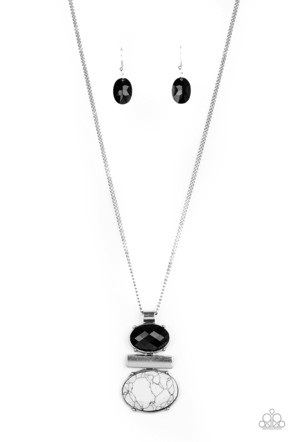 Finding Balance - Black Paparazzi Accessories Necklace $5 Jewelry with Janet Morgan Necklaces