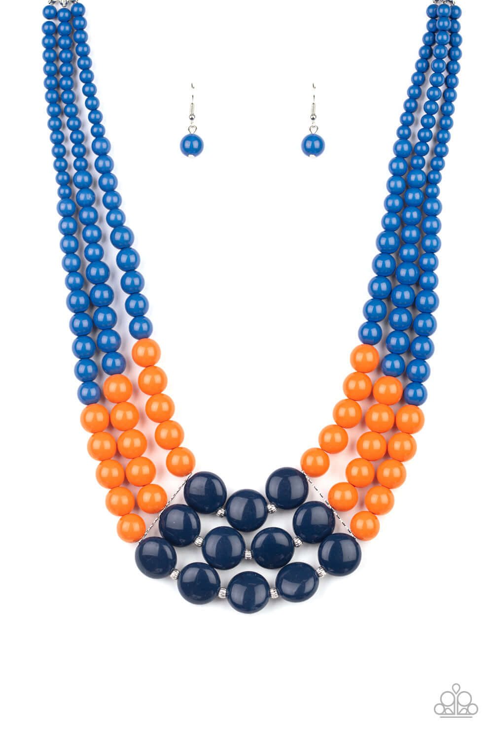 Beach Bauble - Blue Paparazzi Accessories Necklace $5 Jewelry with Janet Morgan Necklaces