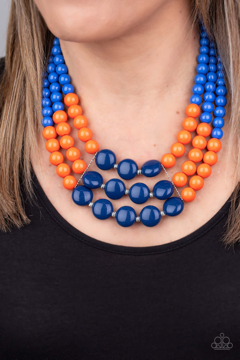 Beach Bauble - Blue Paparazzi Accessories Necklace $5 Jewelry with Janet Morgan Necklaces